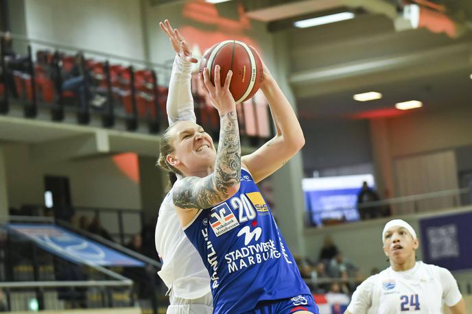 Lea Debeljak |  Lea Debeljak je bila ena od osrednjih figur največjega presenečenja sezone nemške klubske košarke. | Foto Guliverimage