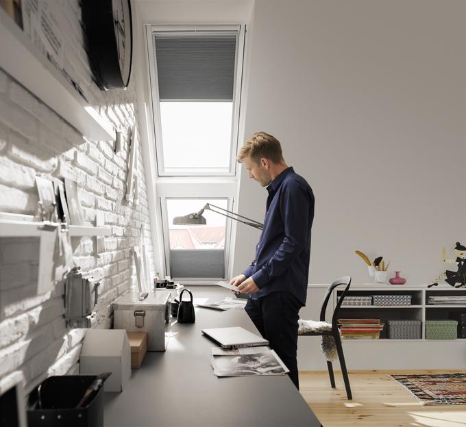 Dodajte strešno okno in ustvarite pisarno, v kateri si boste dejansko želeli biti. | Foto: 