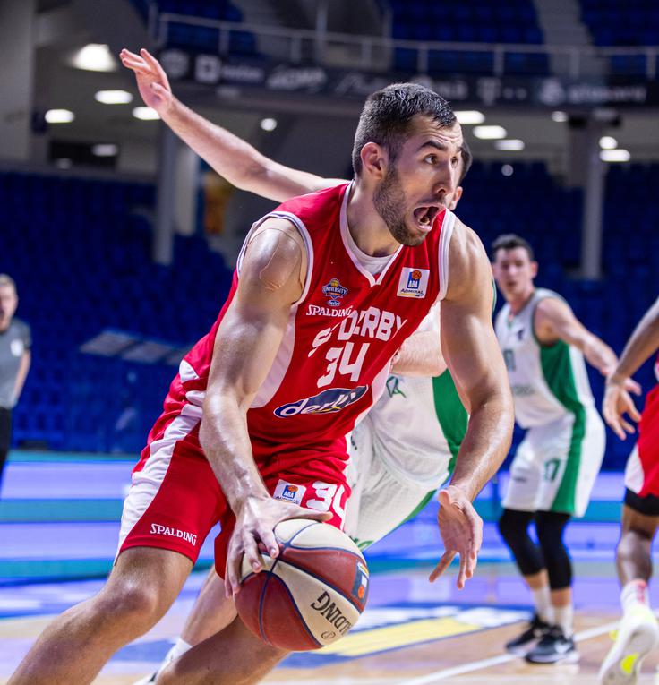 Kenan Kamenjaš je za zmago Derbyja dosegel 21 točk. | Foto: SC Derby/Filip Roganović