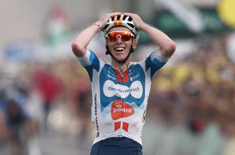 Francoskemu veteranu zmaga in rumena majica, Tadej Pogačar za začetek četrti