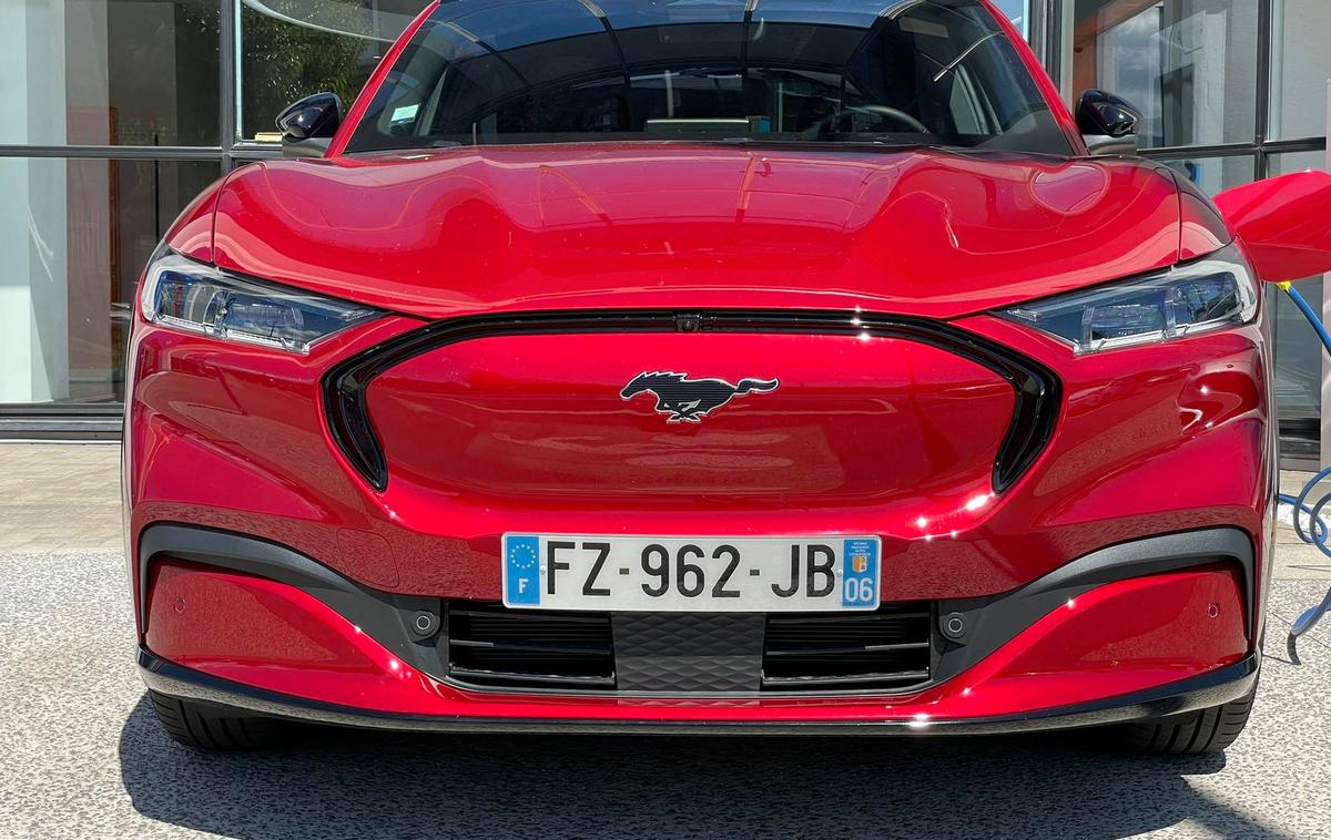 Ford mustang mach E | Električni ford mustang mach e v Slovenijo še ni pripeljal. | Foto Gregor Pavšič