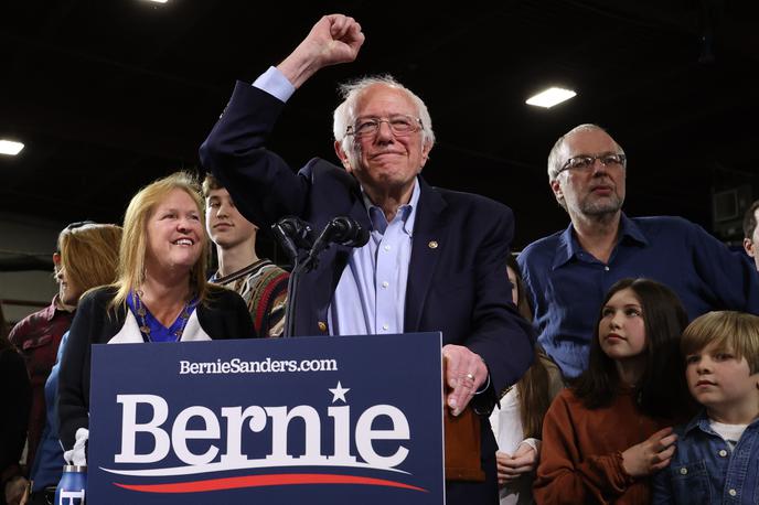 Bernie Sanders | Bernie Sanders je podprl Josepha Bidna. | Foto Reuters