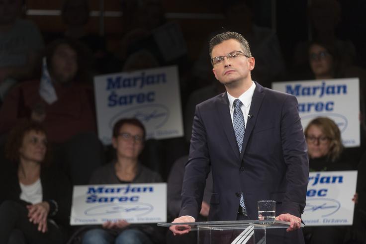 Šarec se pri posameznih vprašanjih prehitro zateka v 'domačijskost', pomanjkanje politične kilometrine je očitno. | Foto: Bojan Puhek
