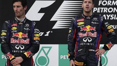 Webber: Vettel mi je ukradel zmago, Red Bullu pa zabavo!