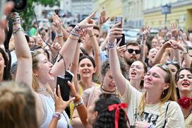 Oboževalci Taylor Swift na Dunaju