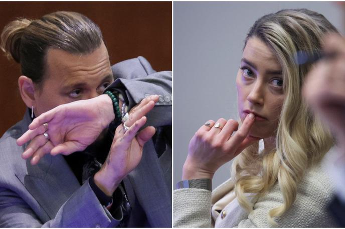 Johnny Depp Amber Heard | Sodni cirkus je trajal šest tednov. Obtožbe so resne, ustvarjena podoba pa je takšna, da se ne ve, kdo pije in kdo plača. | Foto Reuters