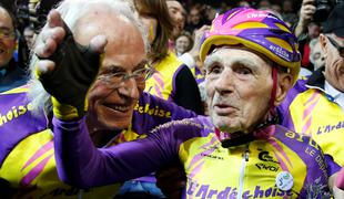 105-letni francoski kolesar je poskrbel za svetovni rekord
