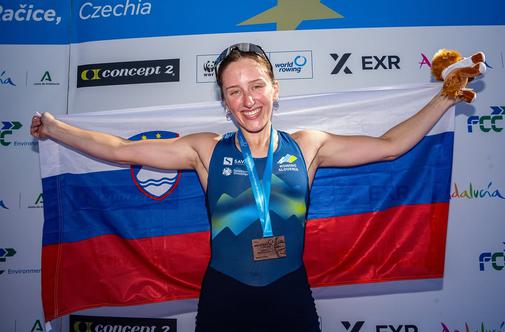 Slovenska veslačica Ruby Čop do brona na EP do 23 let