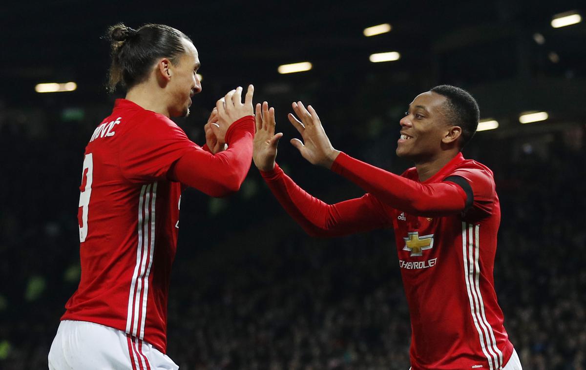 Zlatan Ibrahimović, Anthony Martial | Foto Reuters