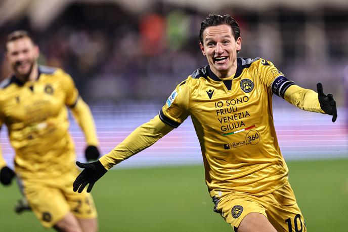 Udinese Florian Thauvin | Udinese je z 2:1 zmagal v Firencah. | Foto Guliverimage