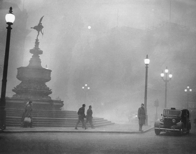 Po velikem smogu leta 1952 je Velika Britanija sprejela zakonodajo o čistem zraku. | Foto: Getty Images