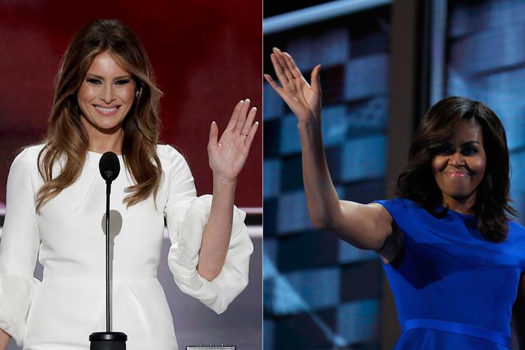 Na dan zaprisege novega ameriškega predsednika pred letom dni je Melania svoji predhodnici podarila okvir za sliko. | Foto: Reuters