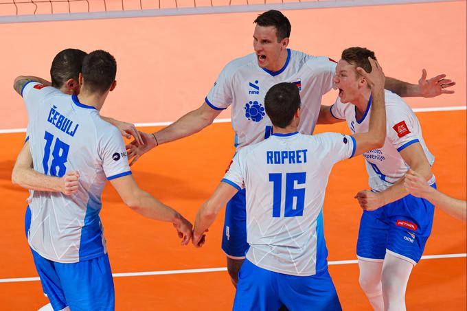 Slovenci bodo še tretjič zapored igrali v polfinalu evropskega prvenstva. Bodo osvojili prvo zlato? | Foto: CEV