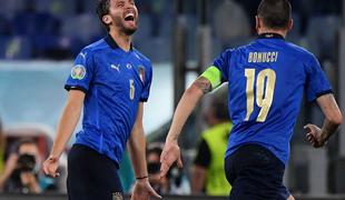 Azzurri kot prvi na Euru že v osmini finala