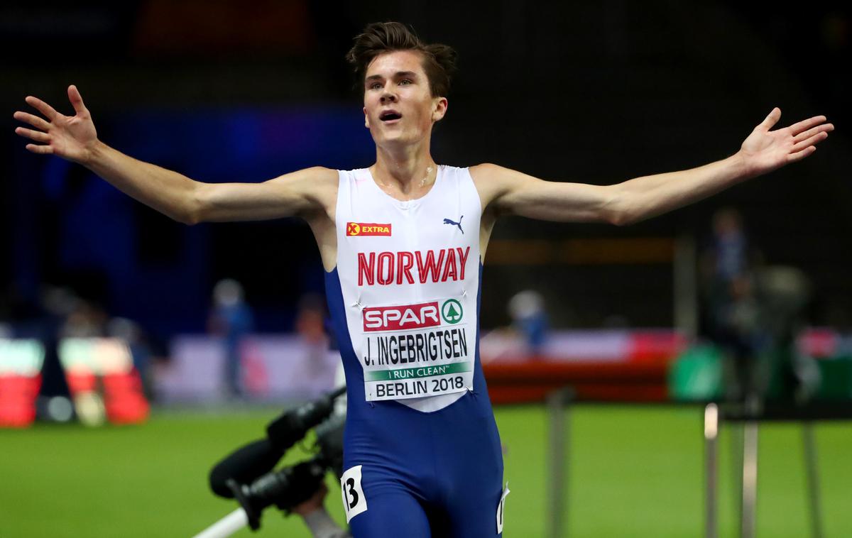 Jakob Ingebrigsten | Jakob Ingebrigsten je navdušil v teku na 2000 metrov. | Foto Reuters