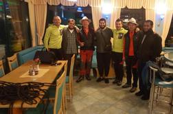 Trije Savdijci gorske reševalce na Veliki planini pričakali s čajem