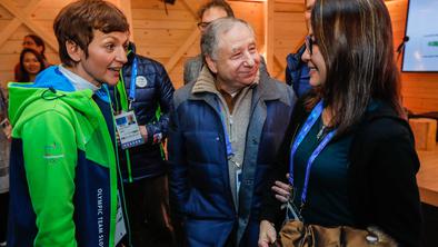 Jean Todt, prvi mož Fie, je že na letališču opazil našo ministrico