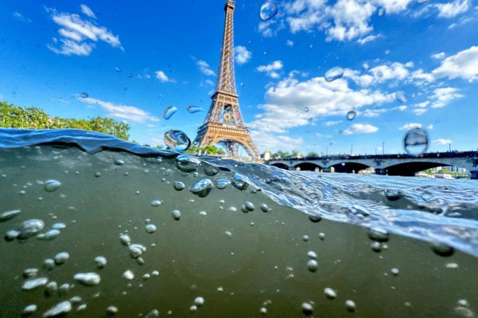 OI Pariz 2024, otvoritev | Reka Sena naj bi na slavnostnem odprtju iger igrala eno glavnih vlog. | Foto Reuters