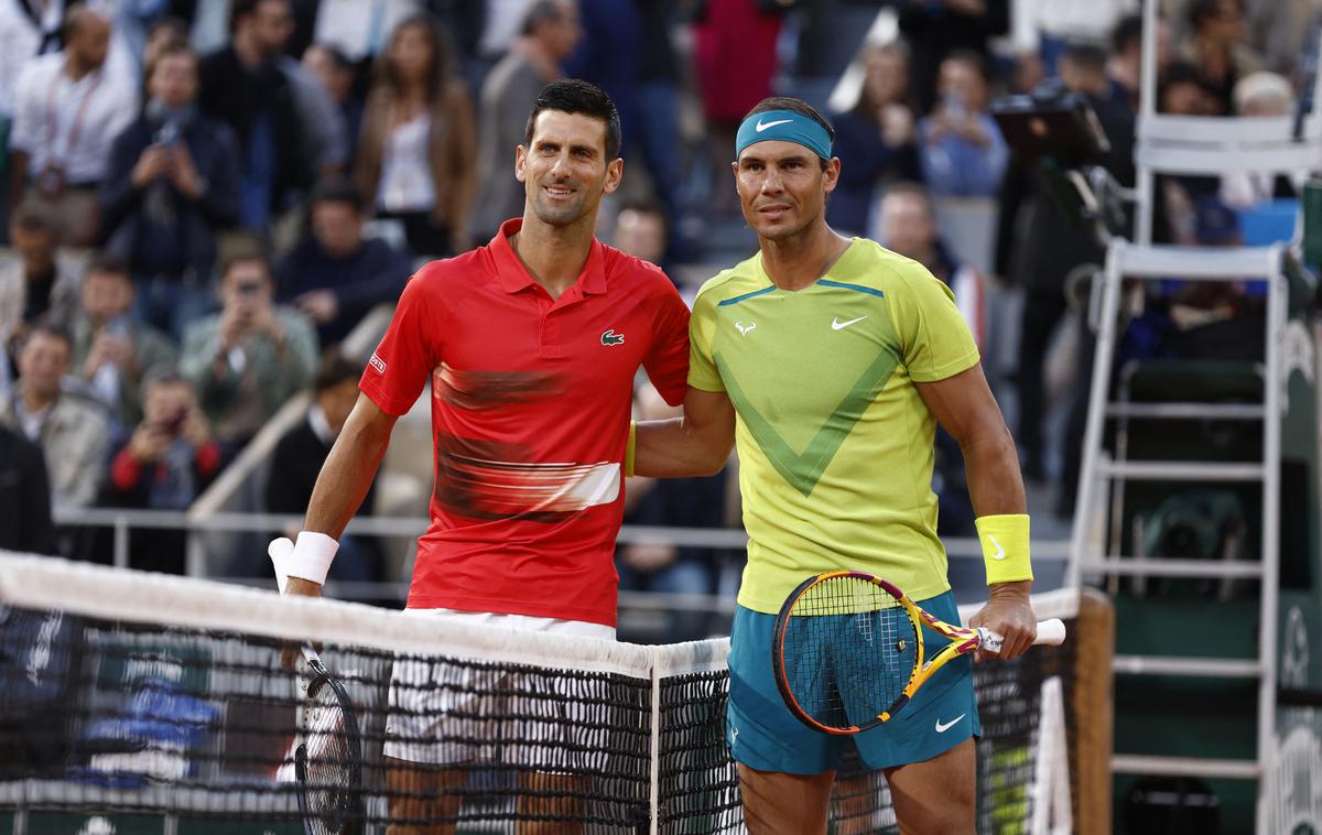 Novak Đoković, Rafael Nadal | Novak Đoković in Rafael Nadal | Foto Reuters