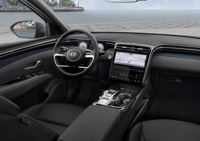 Nova zasnova notranjosti, ki je na sredinski konzoli zdaj povsem digitalna. | Foto: Hyundai