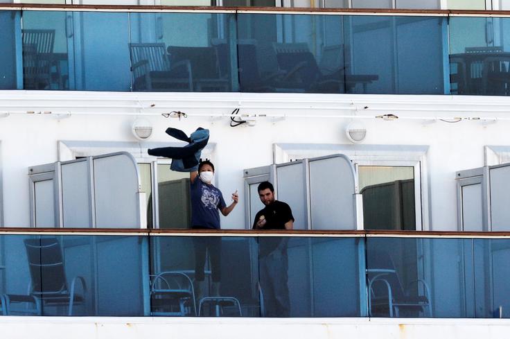 Križarka Diamond Princess. | Foto: Reuters