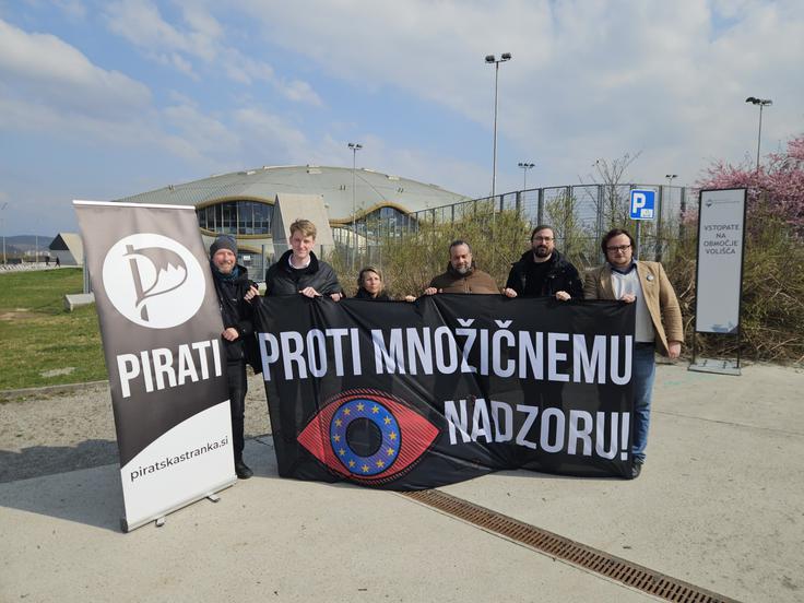 Jasmin Feratović, Piratska stranka Slovenije | Foto: Neža Petan/STA