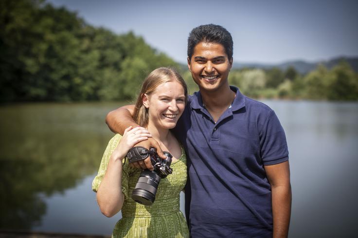 Intervju Slovenka Indijec Nina je študirala prevajalstvo, smer angleščina-francoščina, medtem ko je Harsh v Delhiju študiral pravo. | Foto: Bojan Puhek