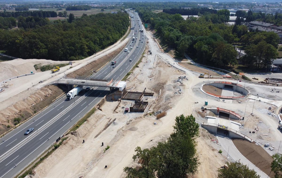 Severna obvoznica | Obnova dela severne obvoznice je eden letošnjih osrednjih prometnih projektov v Ljubljani. | Foto DARS