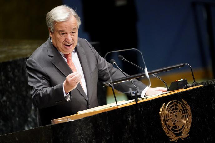 Antonio Guterres | Antonio Guterres se boji, da bi lahko največji gospodarski velesili ustvarili vsaka svoj svet, ki naj bi potem med seboj tekmovala. | Foto Reuters