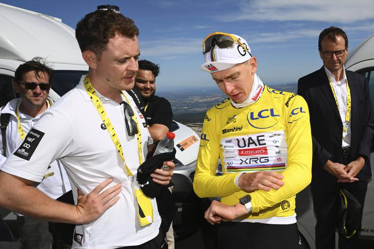 Tadej Pogačar Luke Maguire | Foto: Guliverimage