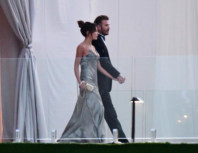 Victoria in David beckham na poroki sina | Foto: Profimedia