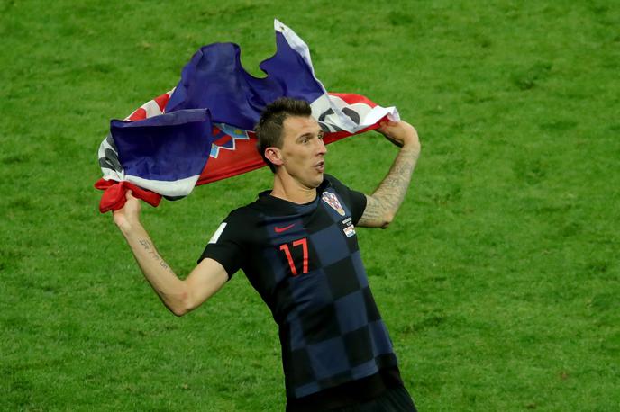 Mario Mandžukić | "Od danes je moje mesto med vami, med navijači Hrvaške," je ob slovesu od reprezentančnega dresa povedal Mario Mandžukić. | Foto Getty Images