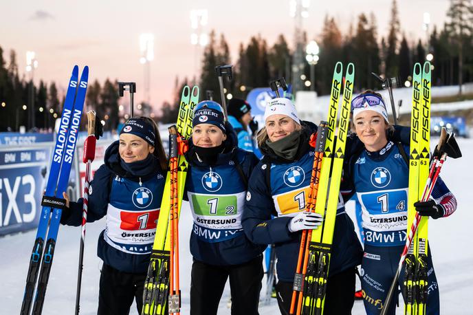 biatlon, Francija (ž) | Francozinje so slavile na prvi preizkušnji sezone. | Foto Guliverimage