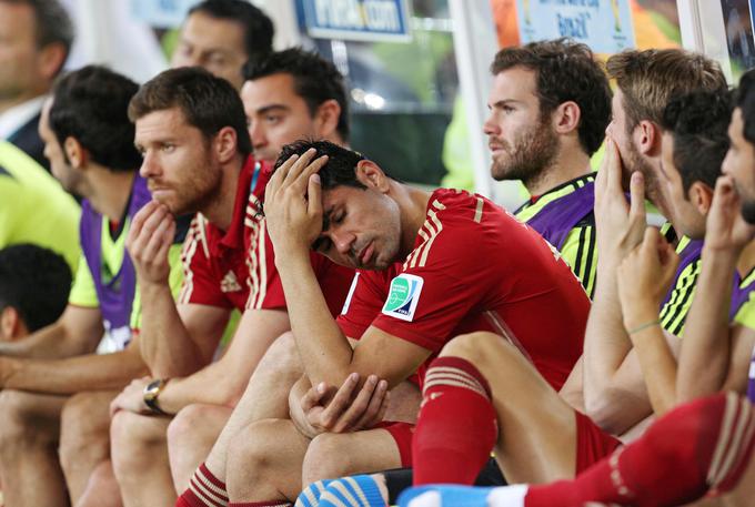 V kvalifikacijah za SP 2014 se ni zalomilo nobenemu nekdanjemu svetovnemu prvaku. Drugače je bilo v skupinskem delu. Branilci naslova Španci so presenetljivo izpadli, razočarali so tudi Angleži in Italijani. | Foto: Reuters