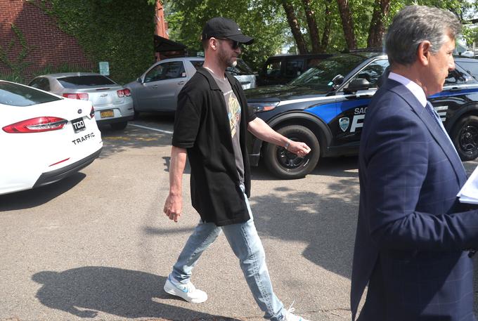 Timberlake jutro po aretaciji, ko so ga izpustili iz pripora. | Foto: Guliverimage