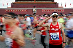 Kitajsko maratonko obtožujejo, da ji manjka patriotizma