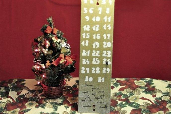 Novoletni mojster: koledar z magnetki