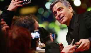 Clooney v igralski pokoj, ker se noče postarati na filmu