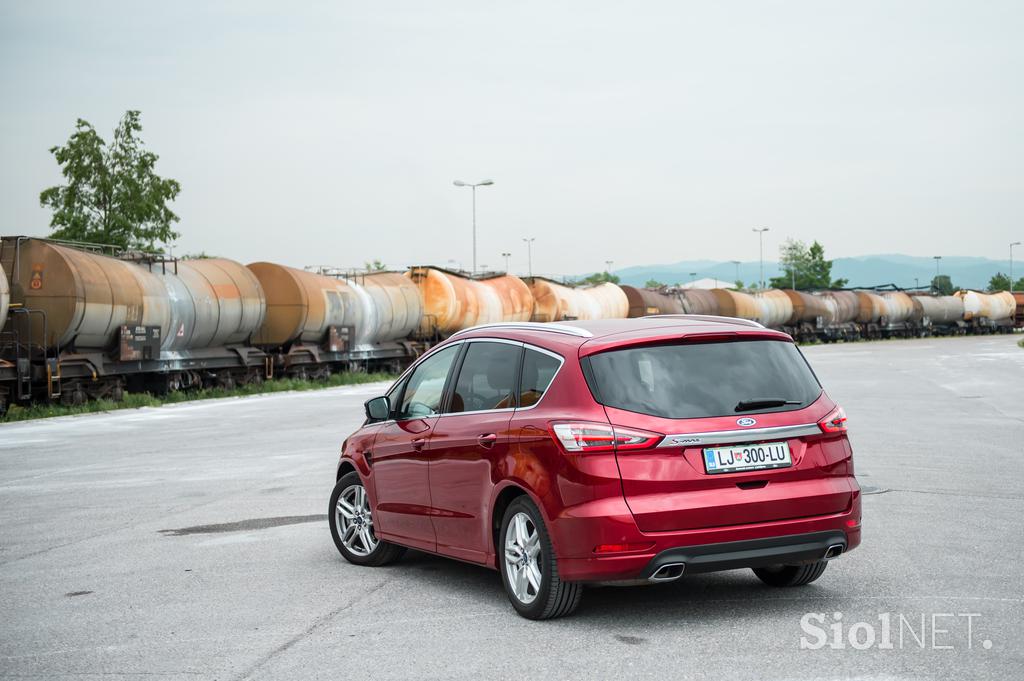 Ford S-max 2.0 TDCi powershift - fotogalerija testnega vozila