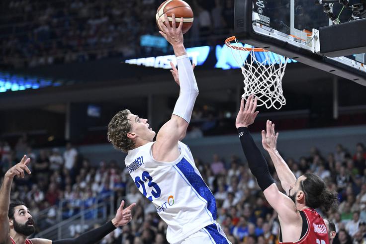 Finci so v prvi četrtini proti Gruziji povedli z 28:15. | Foto: Guliverimage