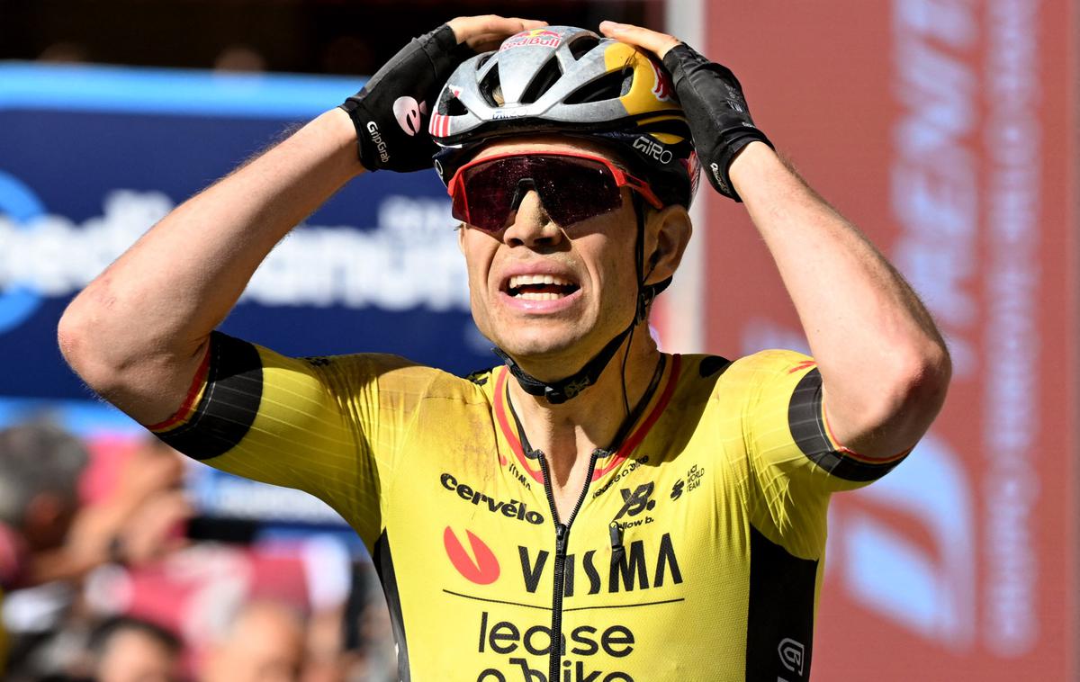 Wout van Aert, Giro 2025 | Wout van Aert je prišel do prve zmage na letošnjem Giru. | Foto Guliverimage