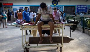 V Indiji v zadnjih 24 urah najvišji dnevni smrtni davek