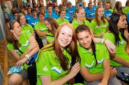 Mladi športniki v Utrecht na 12. poletni OFEM