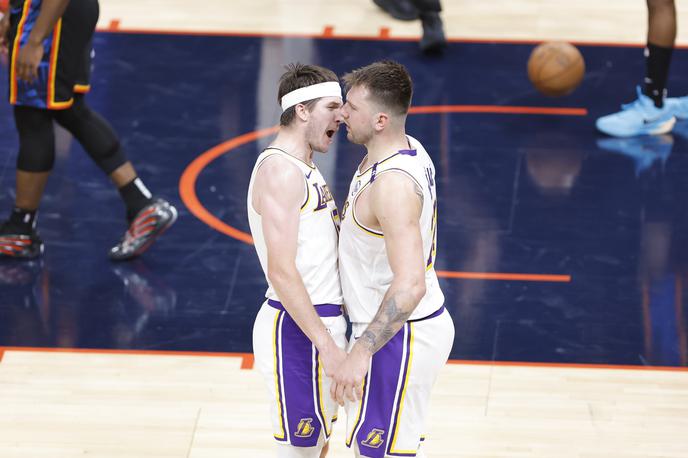 Austin Reaves Luka Dončić | Austin Reaves je proti Minnesoti Timberwolves igral poškodovan. | Foto Reuters