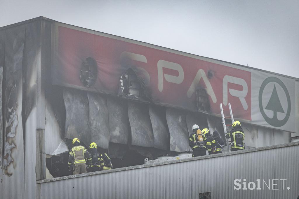 Požar SPAR Letališka.