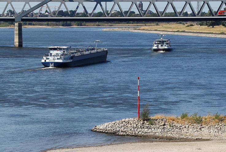 Rhein Ren suša | Foto: Reuters