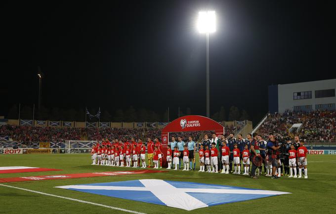 Škotska je septembra na Malti zmagala kar s 5:1. | Foto: Reuters