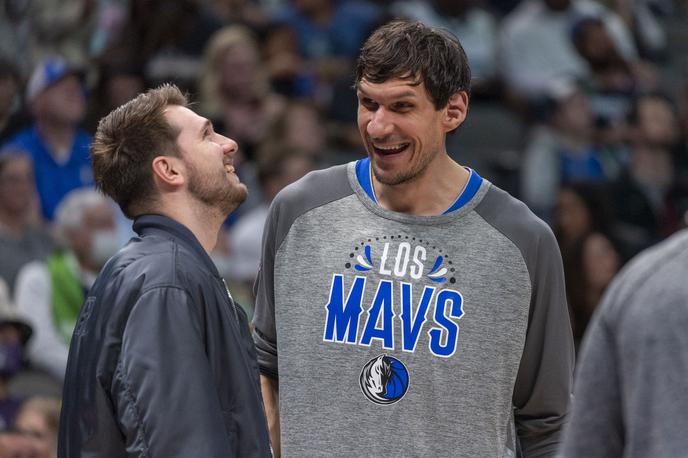 Boban Marjanović Luka Dončić | Boban Marjanović in Luka Dončić | Foto Reuters