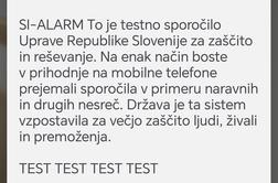 SI-Alarm: ob 12. uri prebivalci Slovenije prejeli testno sporočilo, a ne vsi #video