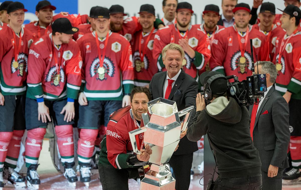 liga prvakov | Švedska Frölunda HC je še tretjič v zadnjih štirih letih osvojila ligo prvakov. V finalu so bili s 3:1 boljši od nemških rdečih bikov iz Münchna. | Foto Reuters